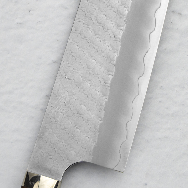 Nigara Hamono SG2 Limited Brown Nóż Kiritsuke Nakiri 18 cm