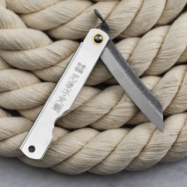 Nóż kieszonkowy Higonokami Kanekoma Mono Silver 6 cm