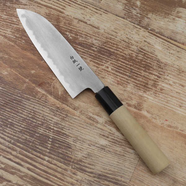 Sakai Tohji Hagane Shirogami#2/Iron Nóż Santoku 16,5 cm