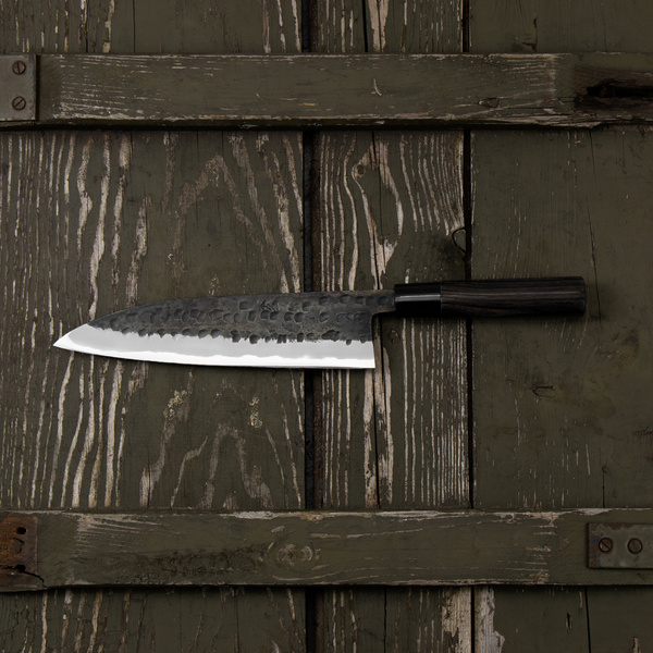 Motokyuuichi Shirogami#2 Hammered Nóż Szefa kuchni 21 cm