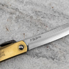 Nóż kieszonkowy Higonokami Kanekoma Aogami#2/Iron Mosiądź M 7,5 cm