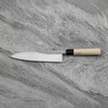 Ittetsu Forge Black Shirogami#2 Nóż Miroshi Deba 21 cm