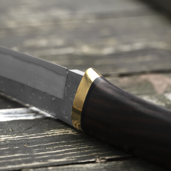Hattori Hunter 2 Cowry-X Damascus Heban Outdoor 10 cm