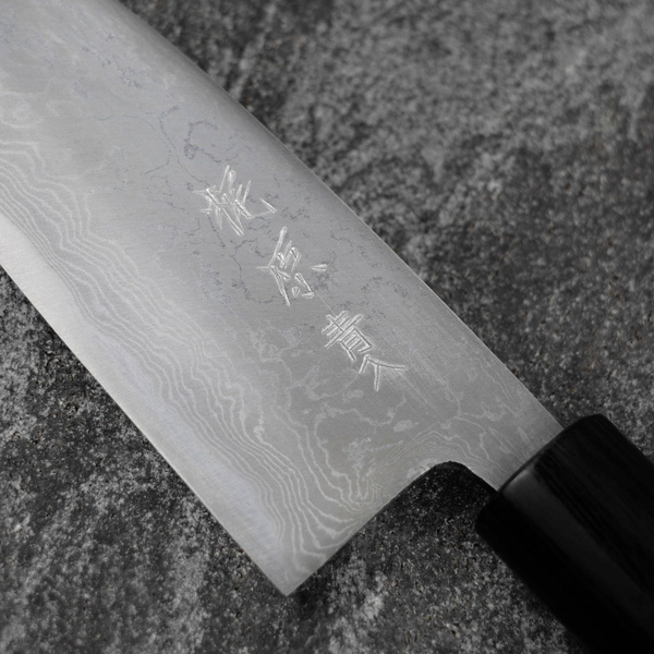 Kajiwara Damascus Aogami#2 Nóż Ko-Bocho 12 cm
