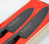 Satake Tsuhime Black Zestaw w drewnianym pudełku Nóż Szefa + Santoku