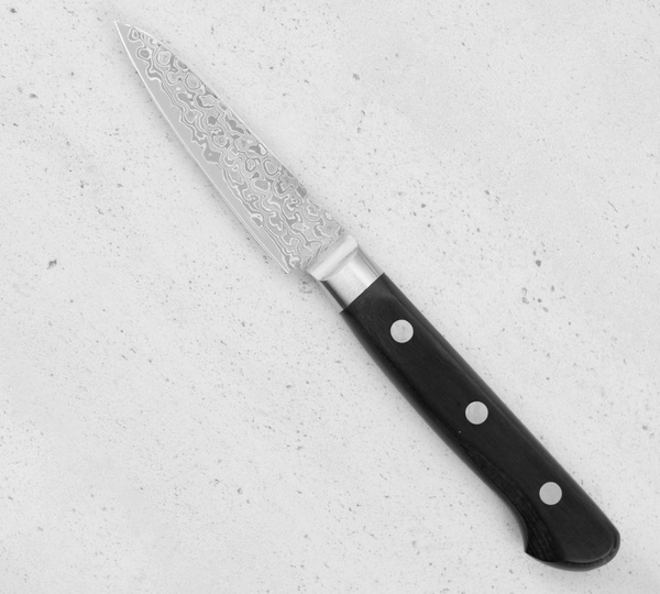 Tsunehisa AUS10 Damascus Nóż do obierania 8 cm