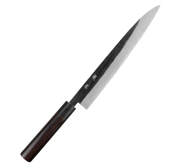 Kajiwara Kurouchi Aogami#2 Nóż Sujihiki 27 cm