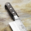Hokiyama Murakumo AUS-8 Brown Nóż Santoku 18 cm