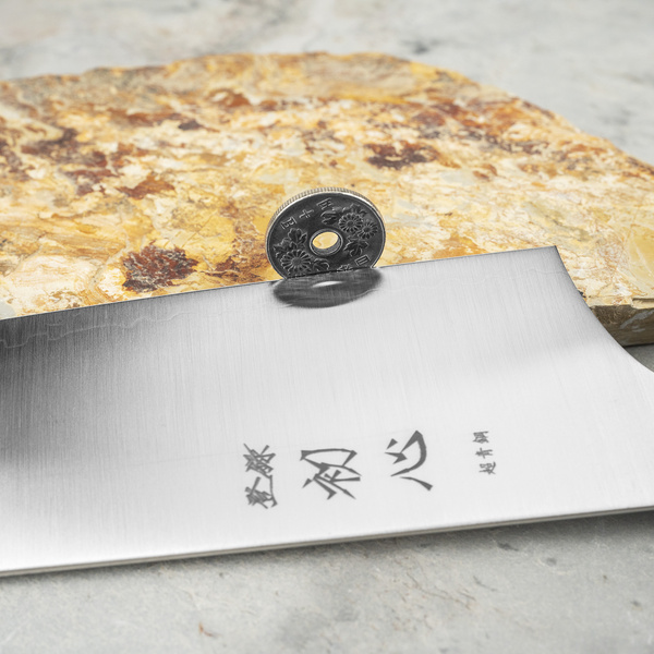 Hatsukokoro Hayabusa Aogami Super/SS Nóż Bunka 18 cm