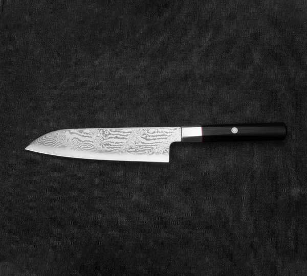 Mcusta Zanmai Splash VG-10 Nóż Santoku 18cm