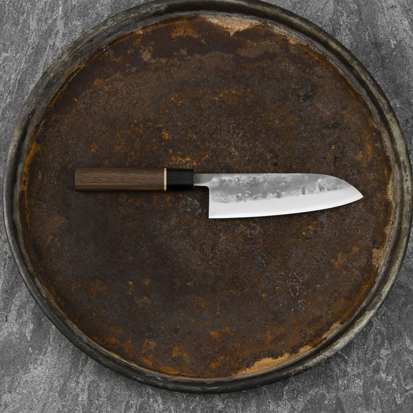 Tadafusa ISW Aogami#2/SS Nóż Santoku 16,5 cm