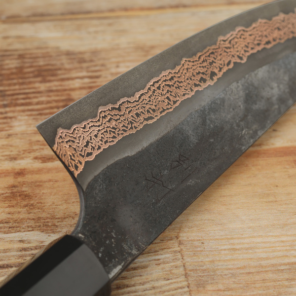 Hatsukokoro Yorokobi Kurouchi SLD Nóż Santoku 18 cm