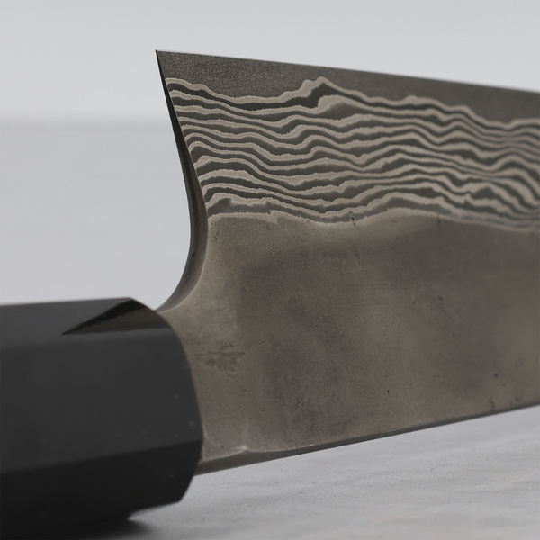 Nigara Hamono Silver#3 Etching Damascus Nóż Szefa kuchni 21 cm