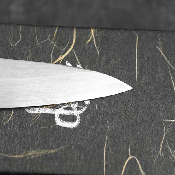 Satoshi Nakagawa Aogami#1/Iron Damascus Nóż Sujihiki 23 cm