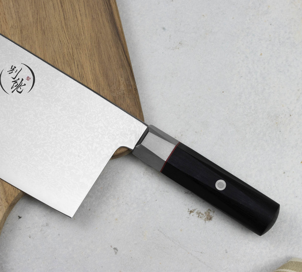 Mcusta Zanmai Splash Damascus VG-10 Chiński Nóż do siekania 18cm