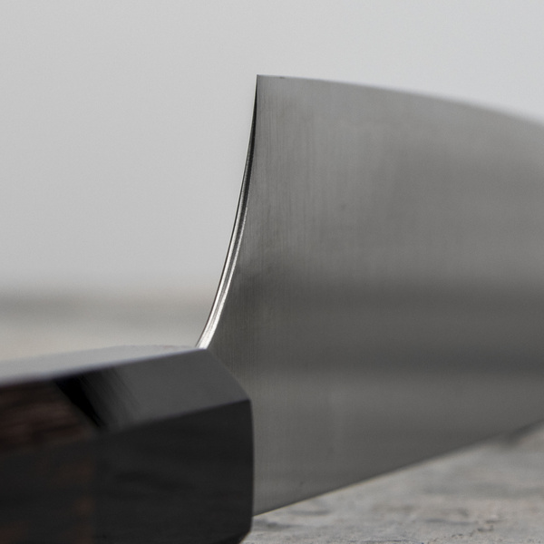 Hatsukokoro Hayabusa Aogami Super/SS Migaki Nóż Santoku 18 cm