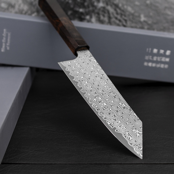 Nigara Hamono Anmon SG2 Damascus Nóż Bunka 17 cm