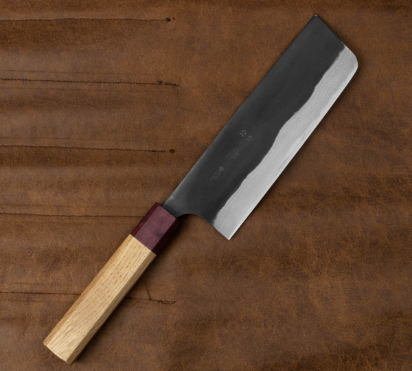 Kunio Ishikawa Aogami#2 Jesion/Pigwa Nóż Nakiri 16,5 cm
