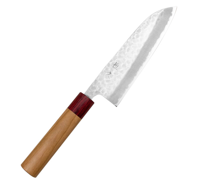 Tsunehisa Aogami Super/SS Red Nóż Santoku 16 cm