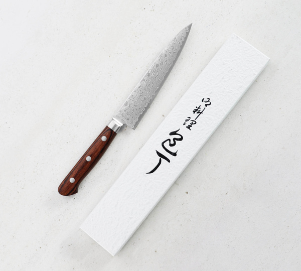 Tsunehisa ZA18 Damascus Nóż uniwersalny 13,5 cm