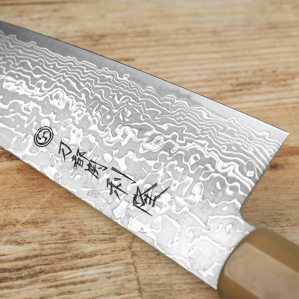 Toshitaka SG2 Black Damascus Nóż Santoku 18 cm
