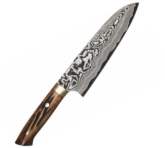 Takeshi Saji YBB Nóż Santoku 18 cm VG-10