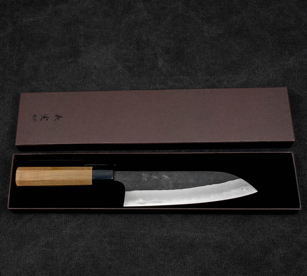 Yoshimi Kato Aogami Super Nóż Santoku 16,5 cm