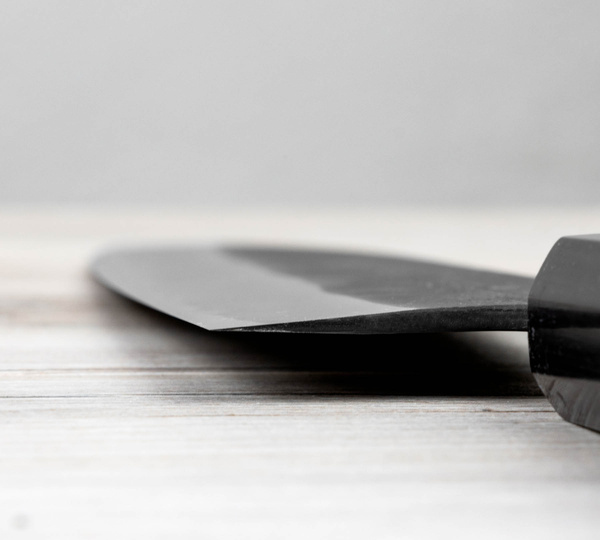 Shiro Kamo Super Aogami/SS Nóż Santoku 16,5 cm