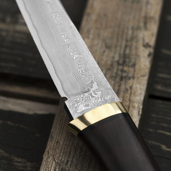 Hattori Hunter 2 Cowry-X Damascus Heban Outdoor 10 cm