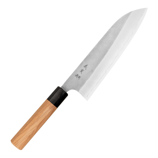 Yoshimi Kato Ginsan/SS Nashiji Nóż Santoku 17 cm