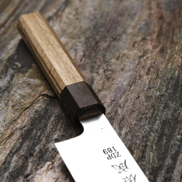 Sukenari ZDP-189 Slender O/W Nóż Kiritsuke Gyuto 24 cm