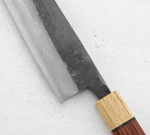 Kajiwara Damascus Aogami #2 Nóż Szefa kuchni 18 cm