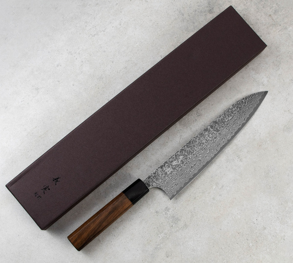 Yoshimi Kato VG-10 NI Black Nóż Szefa kuchni 21 cm
