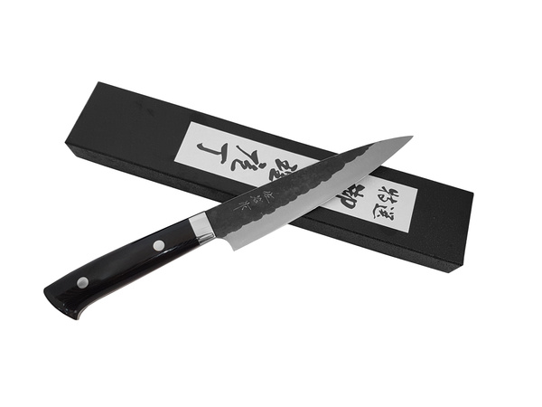 Takeshi Saji Super Aogami Ręcznie kuty nóż uniwersalny 15 cm
