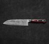 Yoshimi Kato Nickel Polished VG-10 Nóż Santoku 17,5 cm