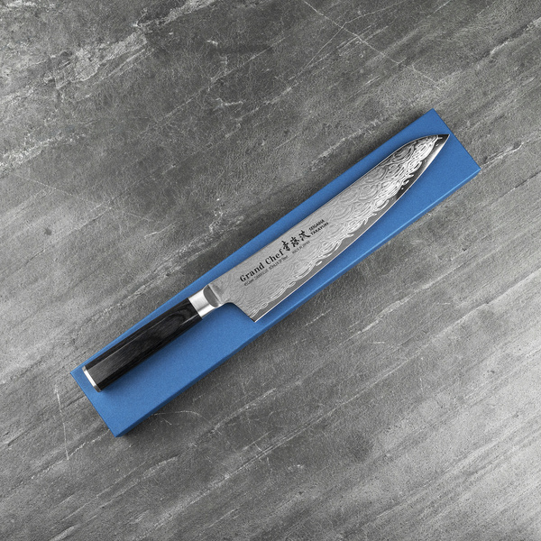 Sakai Takayuki Seigaiha Bohler N685 Damascus Nóż Szefa kuchni 24 cm