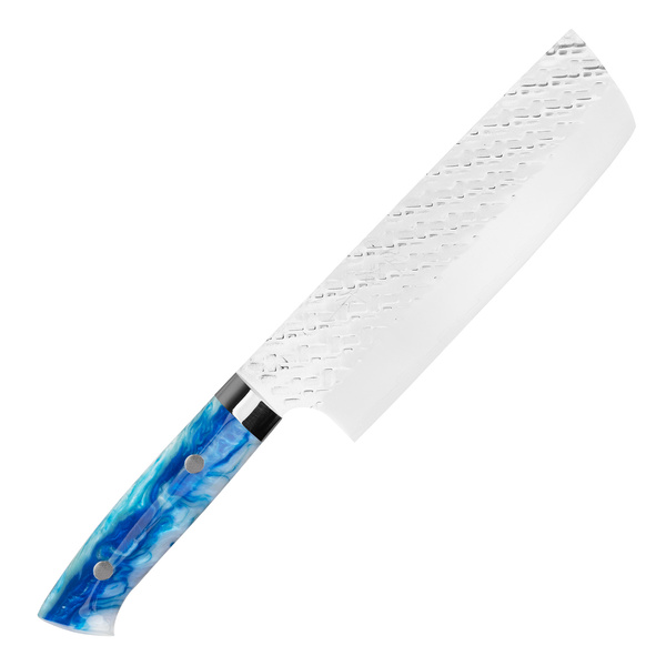 Takeshi Saji STRIX Blue Acrylic Nóż Nakiri 16 cm