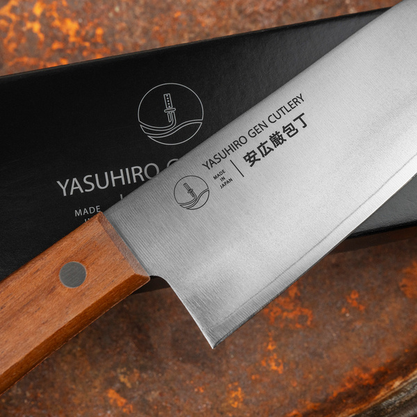 Yasuhiro Gen AUS-8 Nóż Santoku 16,5 cm