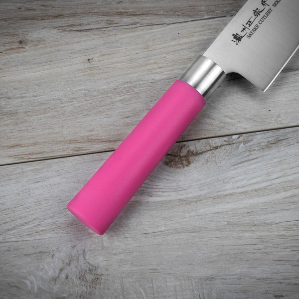 Satake Macaron Pink Nóż Santoku 17 cm