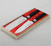 Satake Saku Zestaw w Drewnianym Pudełku Nóż Santoku + Nakiri