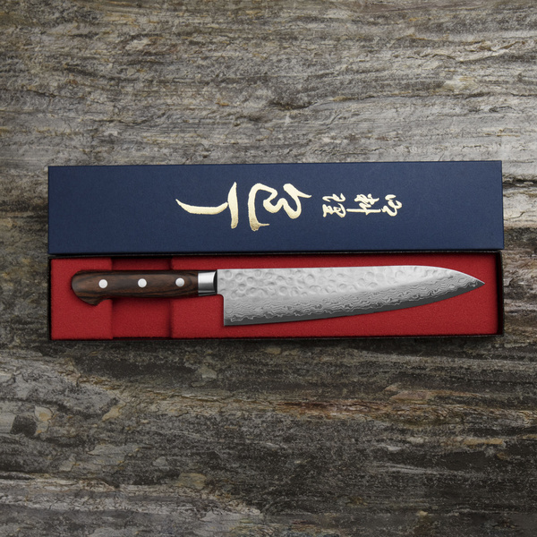 Tsunehisa VG-10 Damascus Brown Nóż Szefa kuchni 21 cm