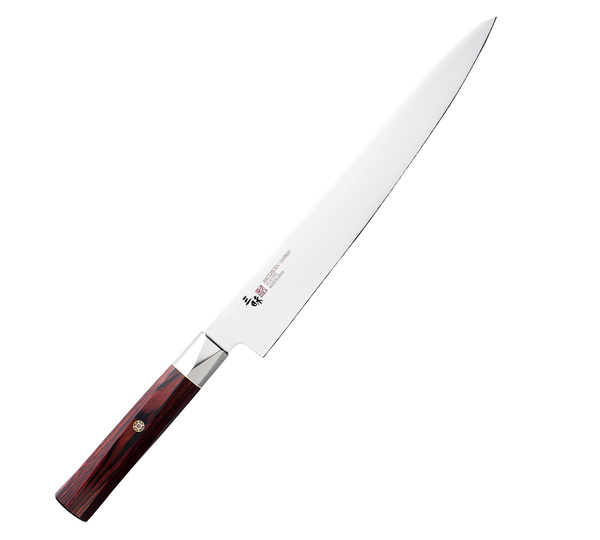 Mcusta Zanmai Supreme Twisted VG-10 Nóż Sujihiki 24cm