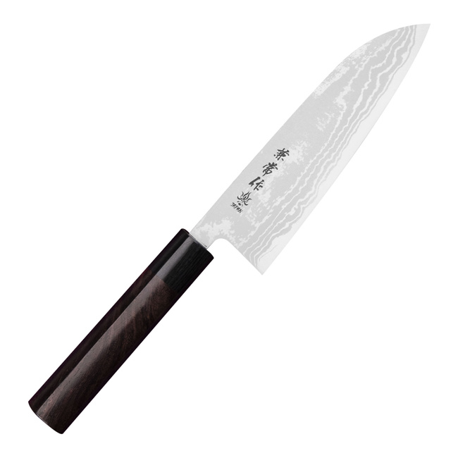 Seki Kanetsune Zen-Bokashi Aogami#2 Nóż Santoku 16,5 cm
