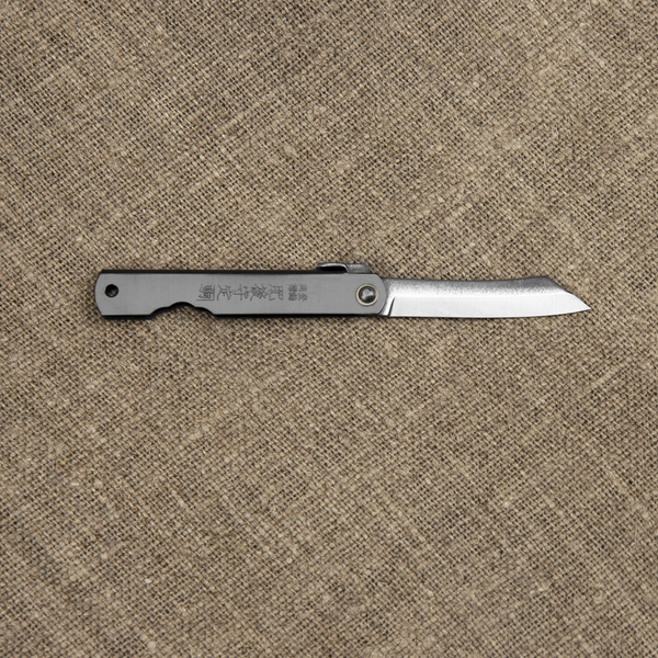 Nóż kieszonkowy Higonokami Kanekoma Mono Black 6,8 cm 