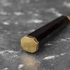Yu Kurosaki Kokusen Brass Aogami Super/SS Nóż Nakiri 16 cm