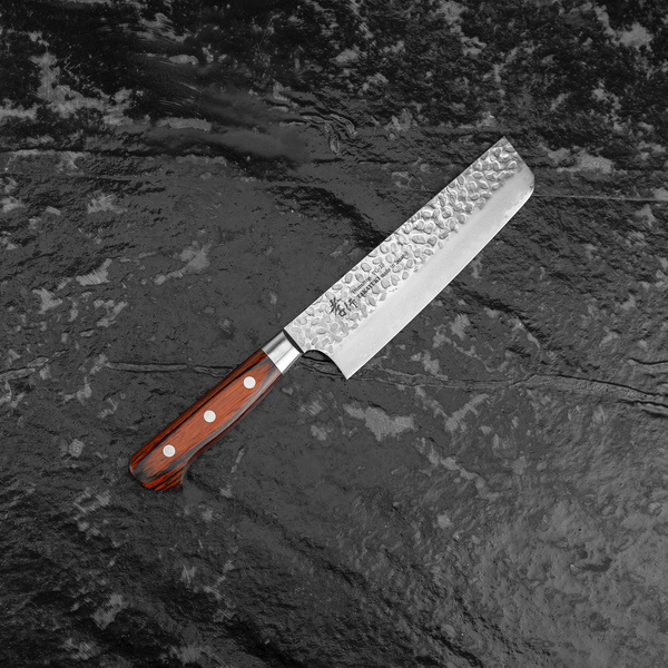 Sakai Takayuki Hammered VG-10 Nóż Szefa Nakiri 16,5 cm