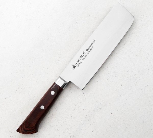 Satake Unique Shirogami#2 Nóż Nakiri 17 cm