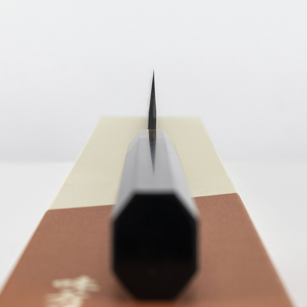 Mutsumi Hinoura Shirogami#2/SS Nóż Sujihiki 27 cm