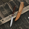 Hattori Medaka 2 Cowry-X Damascus Cocobolo Outdoor 7,7 cm