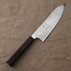 Hatsukokoro Hayabusa Ginga ATS-34 Damascus Nóż Santoku 18 cm